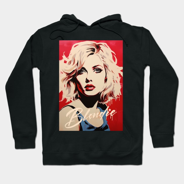 Blondie Pop Art Hoodie by 2ToastDesign